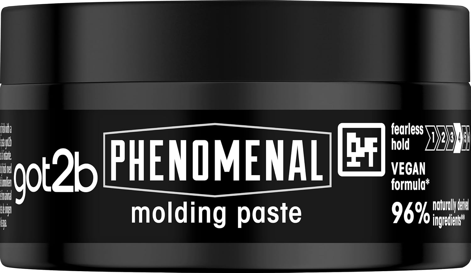 Schwarzkopf got2b PhenoMENal Moulding, Vegan, Medium Hold, No Stickiness, Natural Finish, Silicone Free, Hair Paste, 100ml