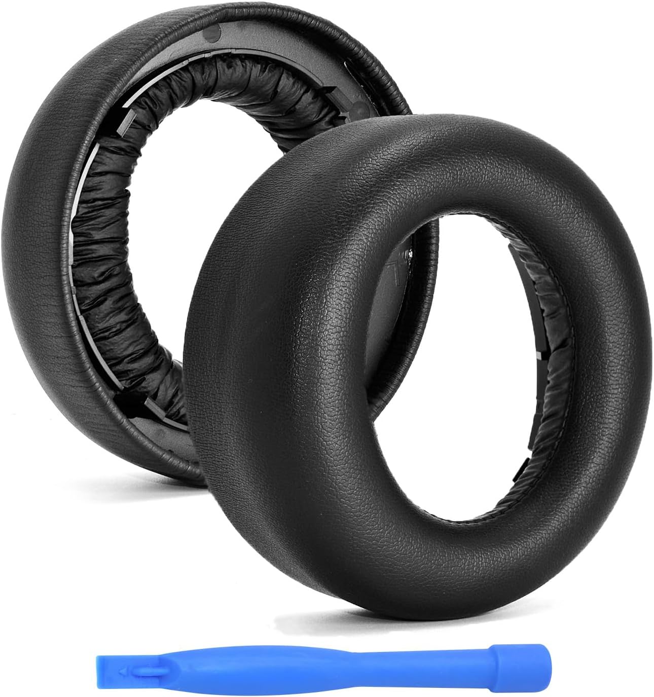 MMOBIEL Ear Pads Replacement for Sony PlayStation 5 3D Pulse Wireless Headset PS5 Protein PU Ear Pad Cushions - Earpads Replacement – Black