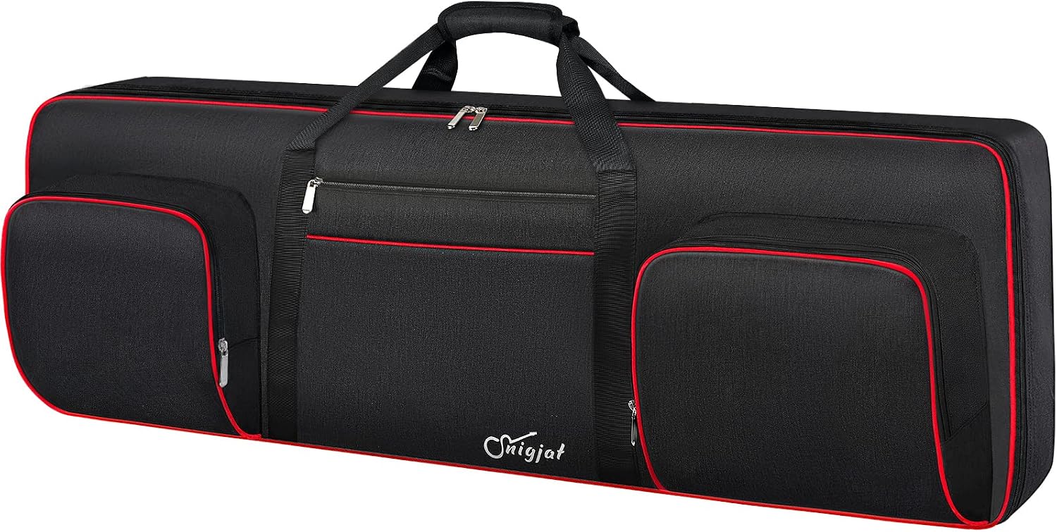 SNIGJAT 76 Key Keyboard Case Soft with Adjustable Padded Shoulder Straps