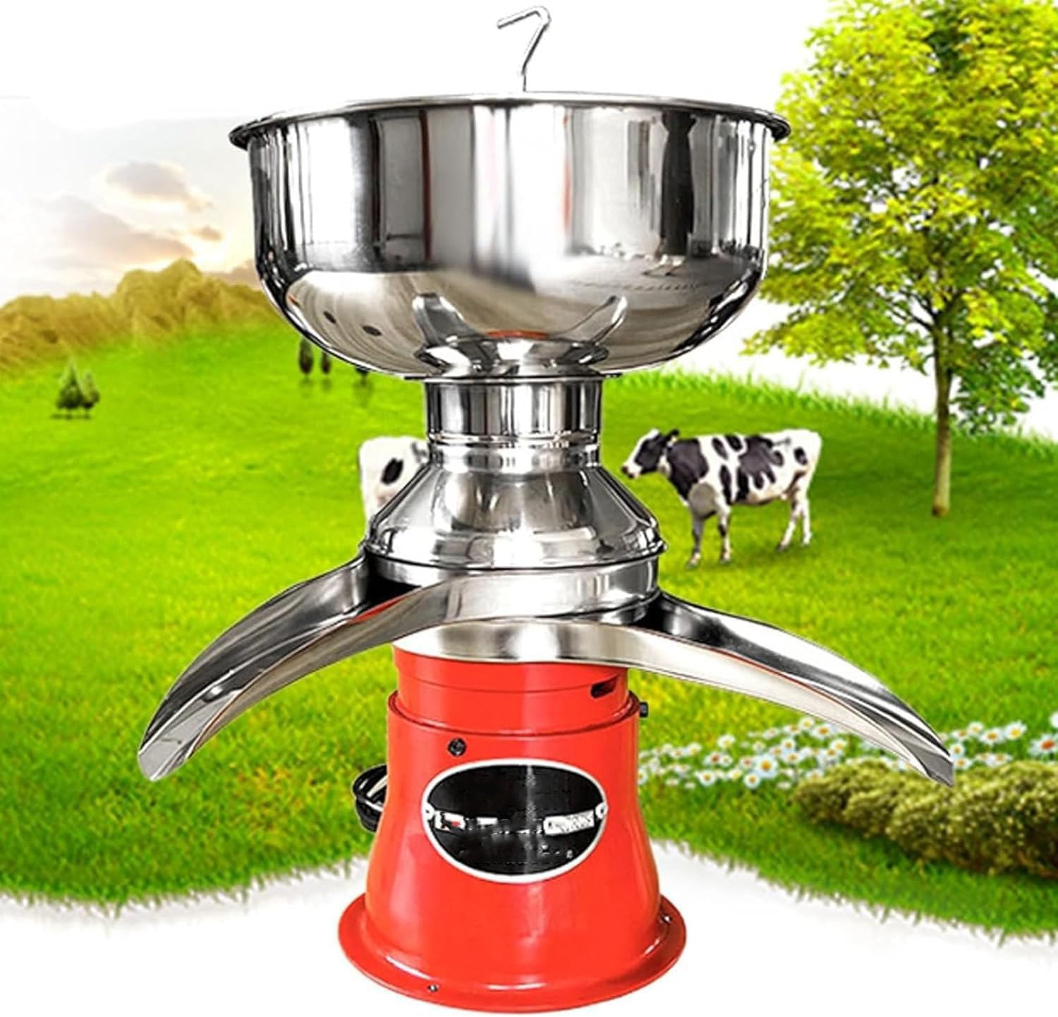 Electric Milk Centrifuge,Fresh Milk Cream Separator,Milk Cream Separator,Full Milk Separator Degreasing,for Families and Dairy Farms