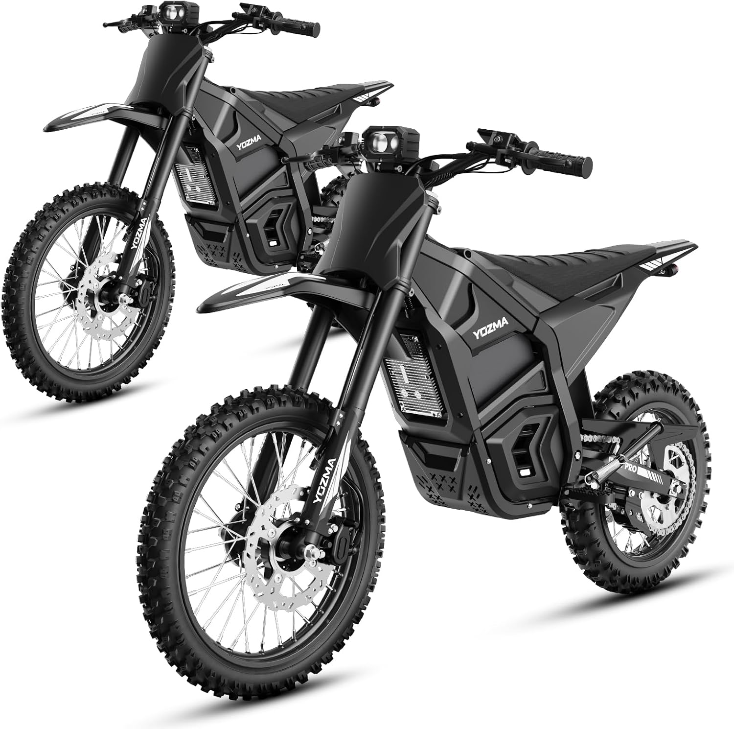 Yozma IN10 Pro Electric Dirt Bike, 5500W, 50MPH, 17"/14" Tires