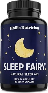 Sleep Fairy Natural Sleep Aid | Melatonin 10mg, L-Theanine, 5-HTP, Valerian Root, GABA, Magnesium, Chamomile | Herbal Sleeping Pills | Non-Habit Forming Sleep Supplement | Vegan Capsules | Non-GMO