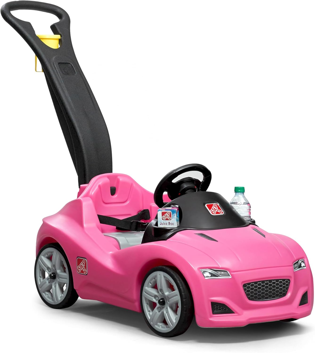 Step2 Whisper Ride Cruiser Walking car in pink | Pushchair/Walking car with handlebar | For children from 1.5 years old