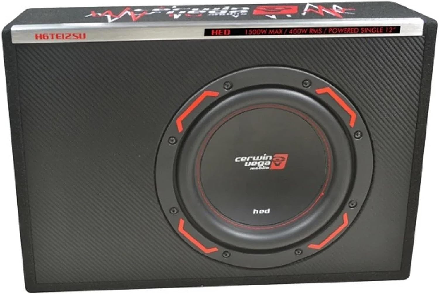 Cerwin Vega HED 12" Powered Slim Enclosure Slot Vented 400W Max