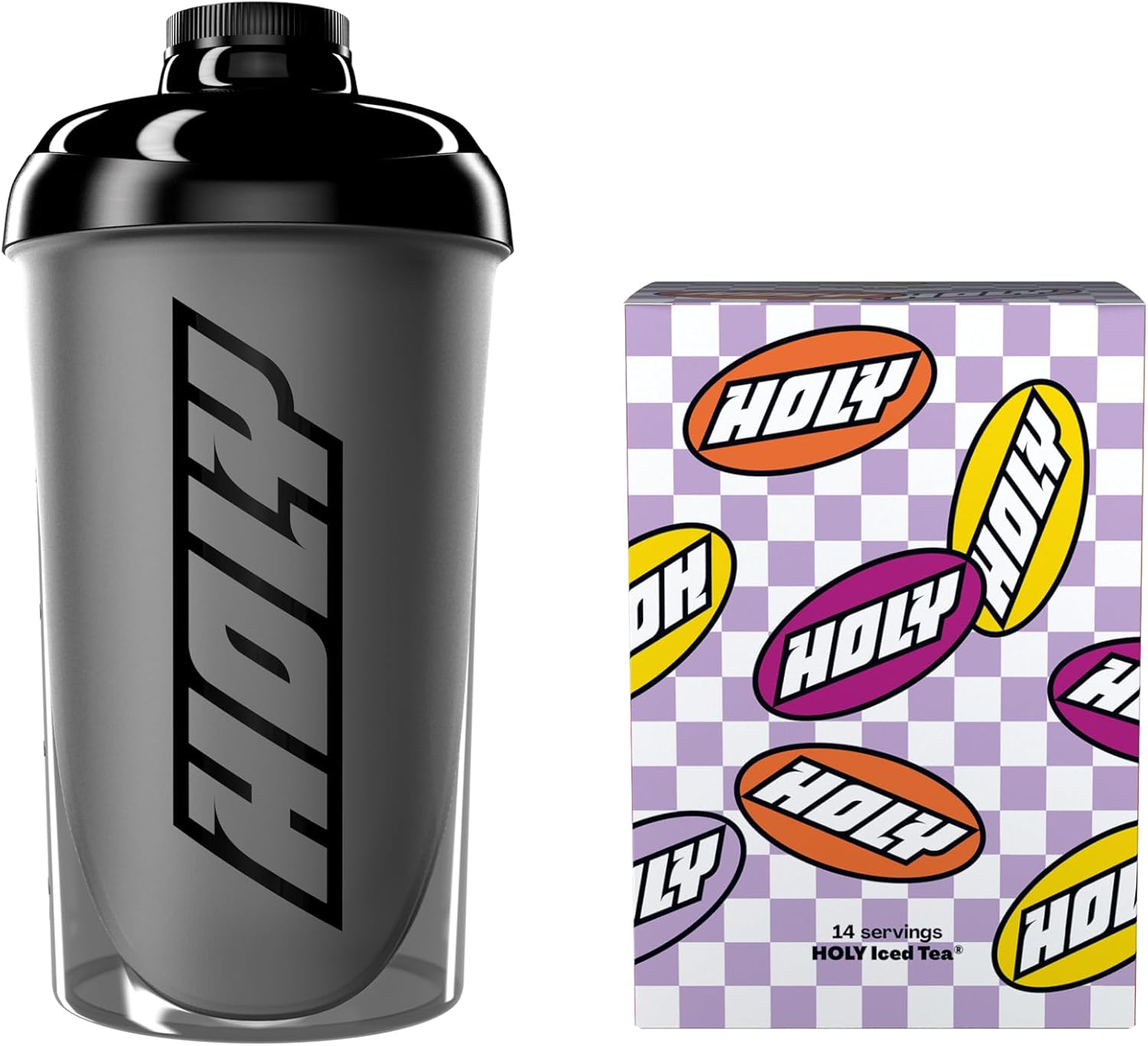 HOLY Iced Tea Starter Set - sugar-free Iced Tea | 2x7 portions with natural fruity flavour | with antioxidants | vegan, real tea-based, 100% natural fruit flavours