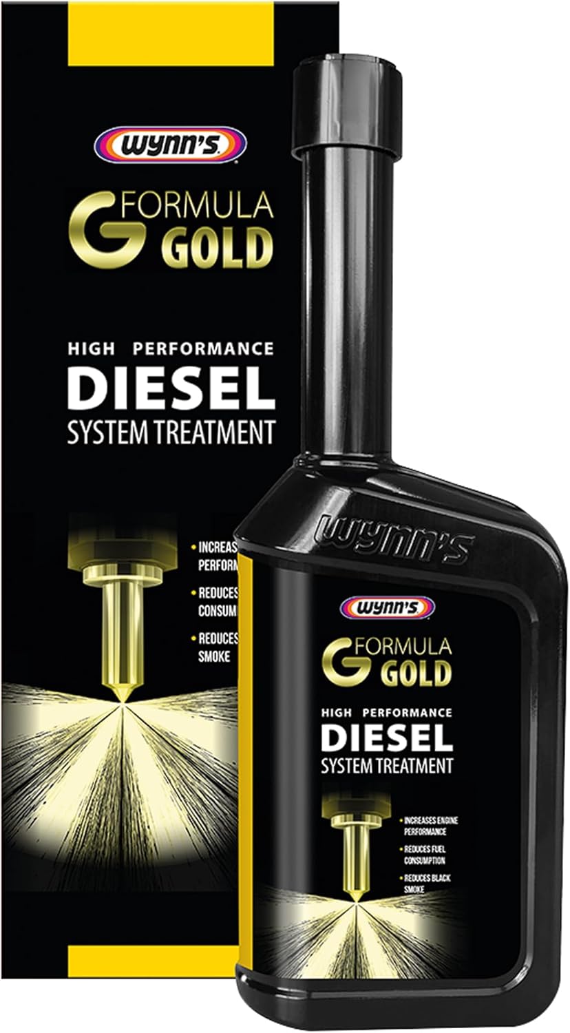 Wynn's High-Performance Diesel Fuel System Treatment - Formula Gold Improves Engine Combustion & Acceleration - Reduces Fuel Consumption - Safe for All Diesel Engines - 500ml