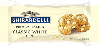 GHIRARDELLI Classic White Premium Baking Chips, 11 OZ Bag (6 Bags)