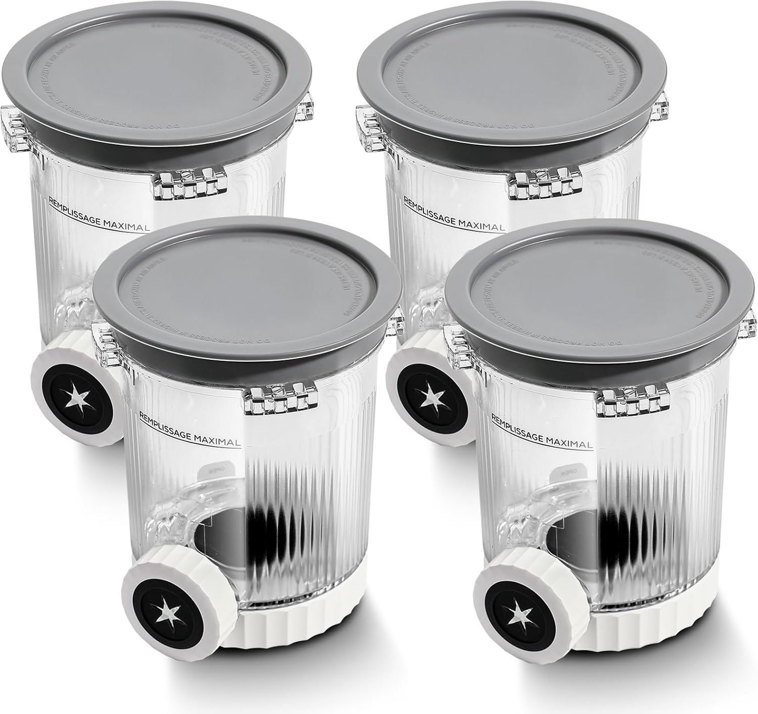 4 Pack Swirl Ice Creami Makers Pints and Lids,NC700 Makers Containers Cups creami accessories Compatible with Ninja Swirl Ice Cream NC700 NC701 Series & Soft Serve Makers,Dishwasher Safe