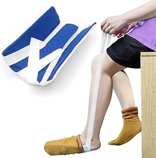 Sock Aid,Sock Aids for Putting on Socks,Sock Assistant Device No Bending,Sock Aid Device for Elderly,Disabled,Pregnancy,Sock Aide Sock Puller Easy On and Off(Dark Blue)