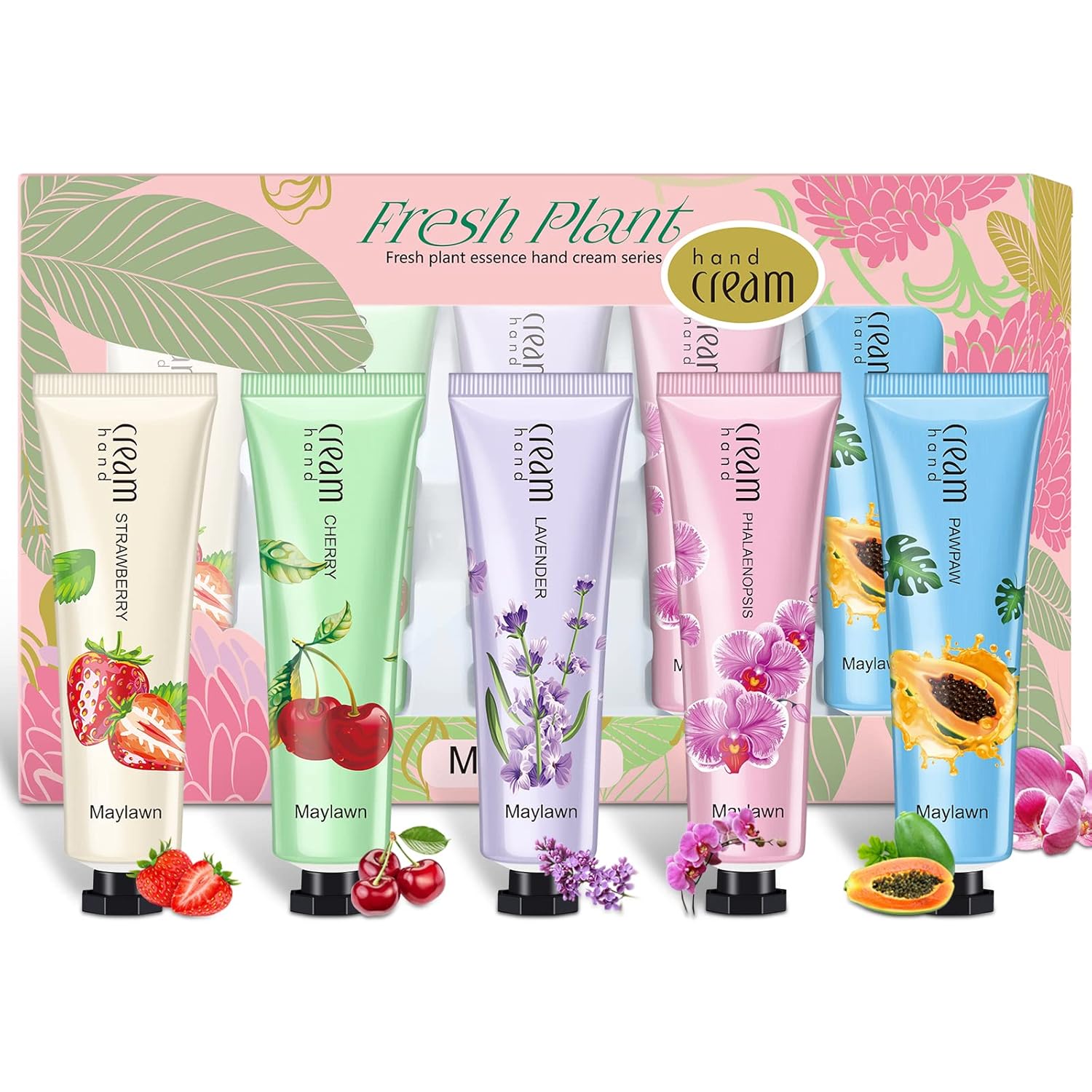 5 x 30ml, Hand Cream Gift Sets, Pack of 5, Vegan Friendly and Cruelty Free, Perfect for Birthday Mothers day Gifts idea For Her/Him