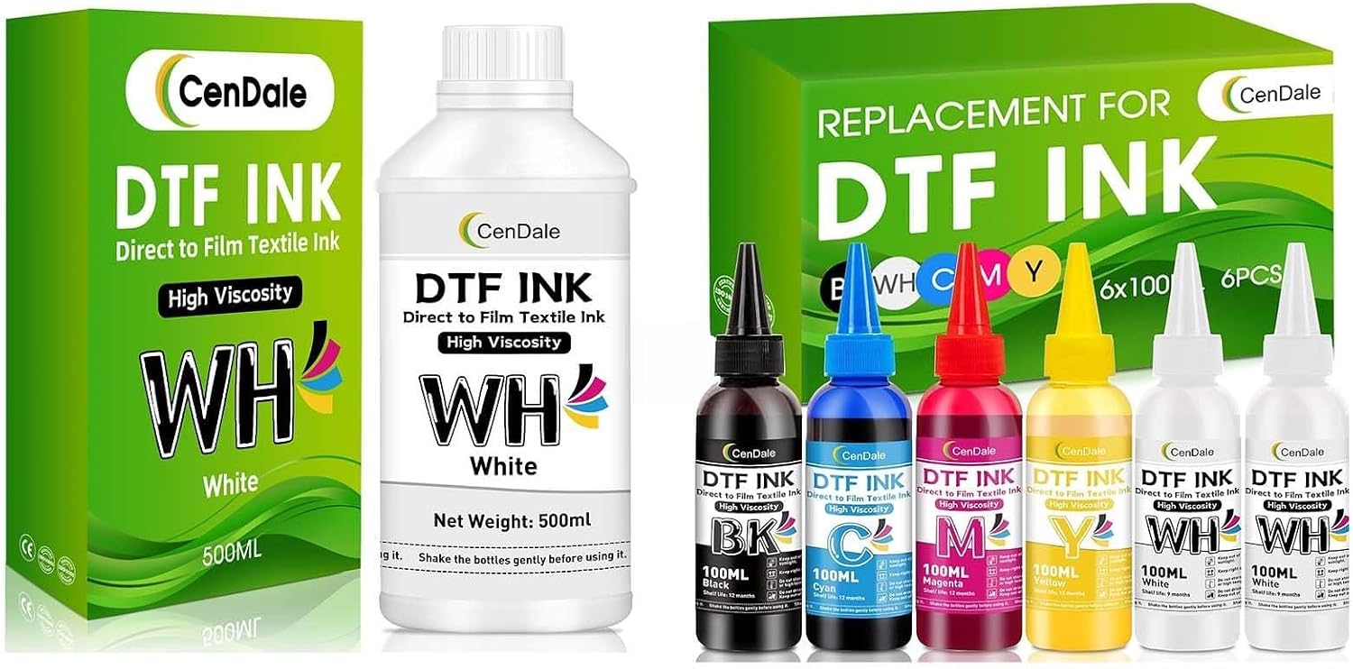 Save 30% on Upgraded DTF Ink 600ml+ DTF White Ink 500ML