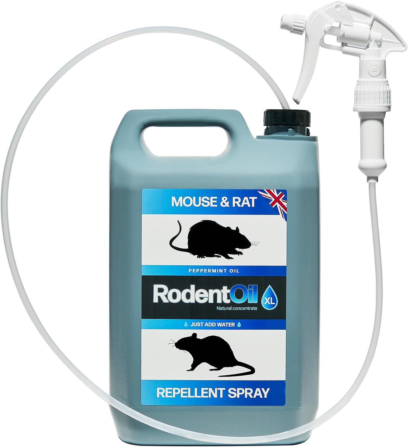 Peppermint Oil, Rodent Oil, Mouse Repellent & Rat Repellent Spray, 200ml High Strength Peppermint Oil Based Concentrate, XL Spray kit – just add Water