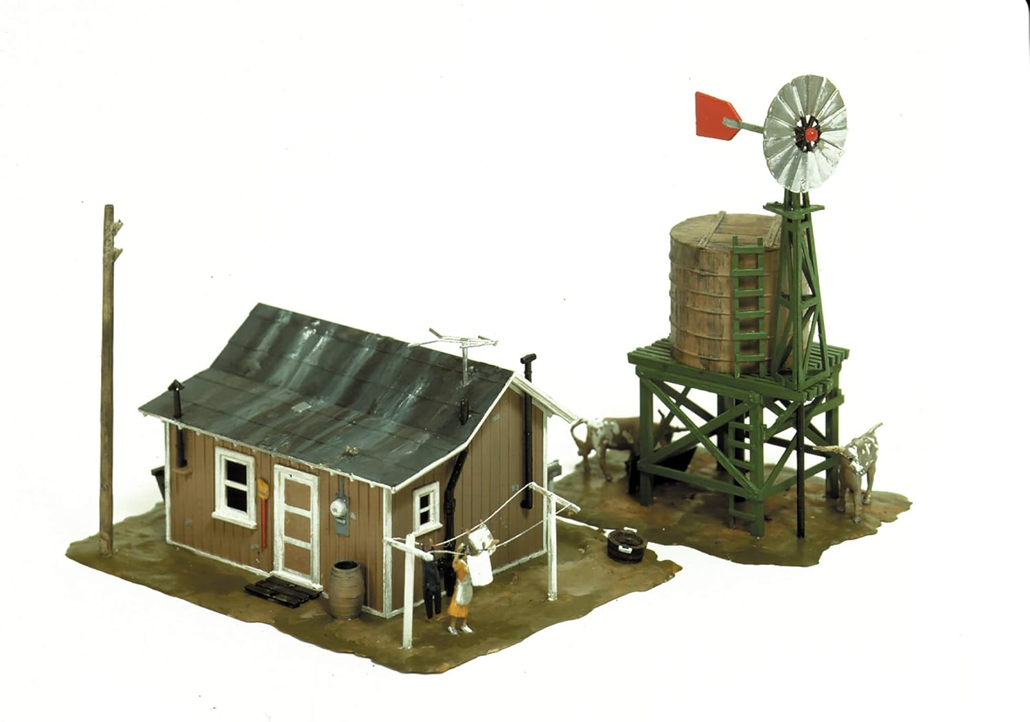 Life-Like Trains HO Scale Building Kits - Western Homestead