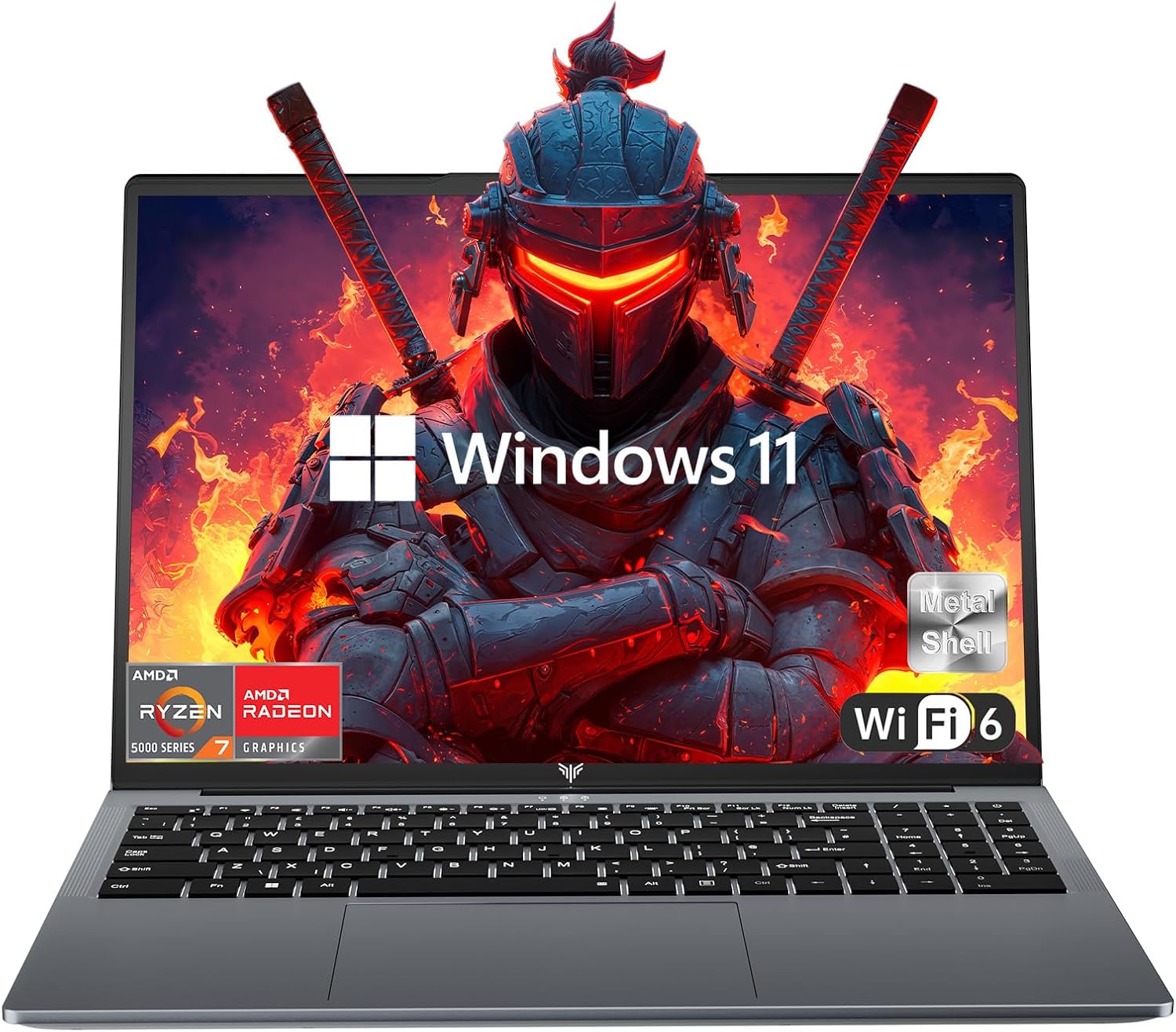 Gaming Laptop, 16.0inch Laptop Computer with AMD Ryzen 7 5825U(8C/16T, Up to 4.5GHz), 16GB RAM 512GB NVMe SSD Windows 11 Laptop, Radeon RX Vega 8 Graphics,WiFi 6, Backlit KB