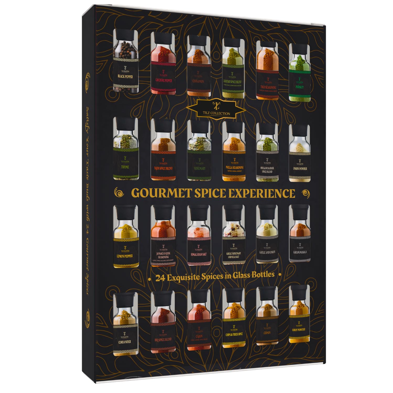 Spice Gift Set -24 Gourmet Spices For Cooking, Grilling, Rubs, Mixed Spice, Herbs, Spices & Seasonings, All Purpose Seasoning, Cooking Gifts For Men, Women, Birthday, Housewarming Gifts