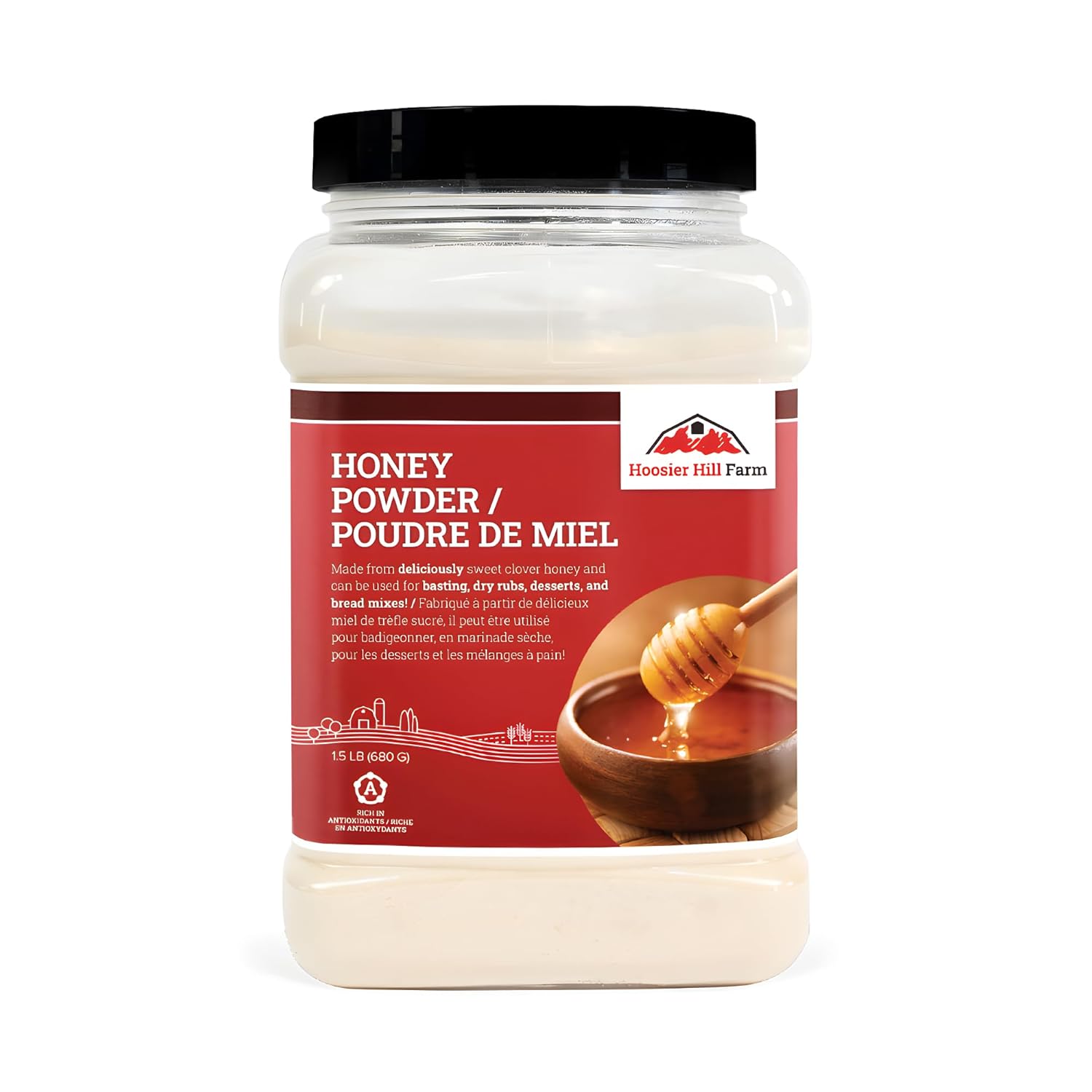 Hoosier Hill Farm Premium Honey Powder, 1.5LB (Pack of 1)