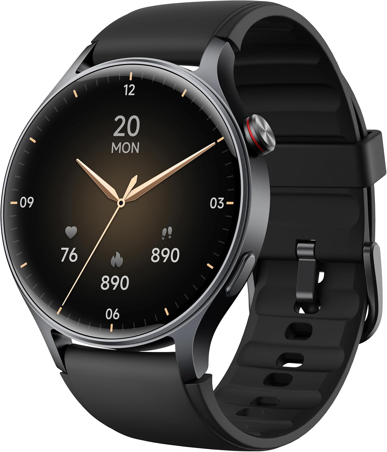 aeac Smart Watch for Men Women, AMOLED Ultra-Clear Screen Activity Trackers with Heart Rate/Sleep/SpO2 Monitor, Smartwatch for iPhone/Samsung/Android, 110+ Sport Modes 3 ATM Waterproof Fitness Watch