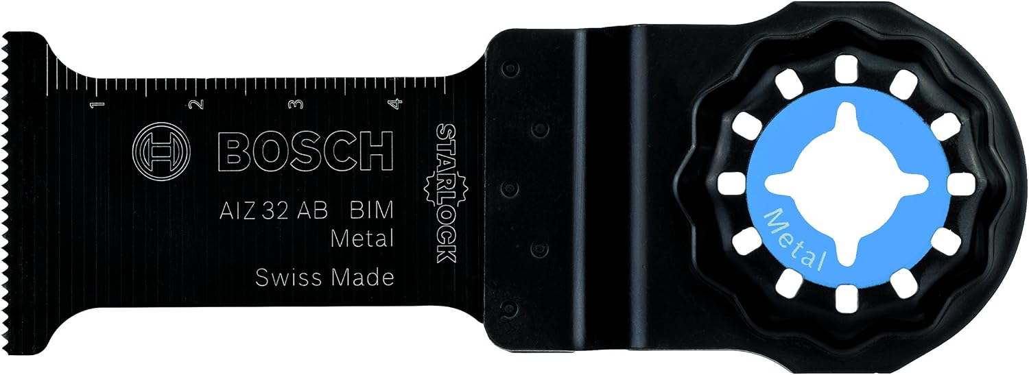 Bosch Professional 1x AIZ 32 AB Multitool Blades (for non-hardened metal, Width 32 mm, Accessory Multitool)