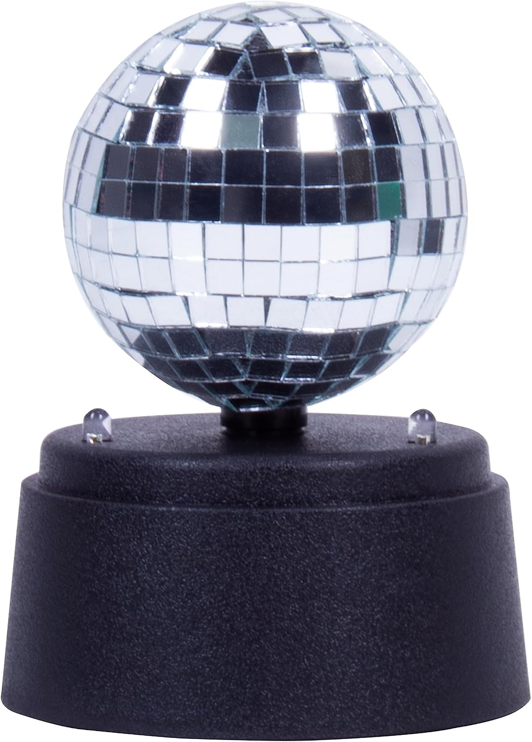 Mini Mirror Ball. 5 Inch Tall Disco Ball Light. Creates a Dazzling Spectacle, Turning Any Space into a Mesmerizing Dance Floor. Battery Operated (not Included). Disco Party Decorations Disco Lights