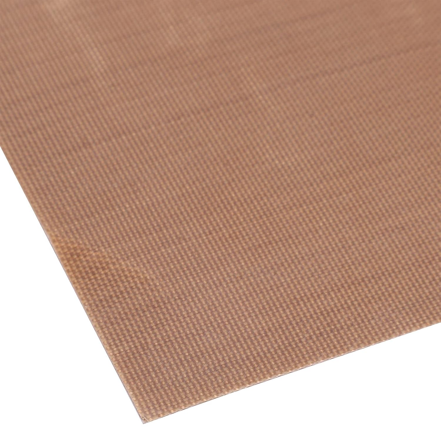 Ejoyous PTFE Sheet High Temperature Cloth 100 X 100cm PTFE Non Stick Paper with Glass Fiber Heat Press Paper for Heat Press Craft Mat Conveyor Belt Sealing Use (0.25)