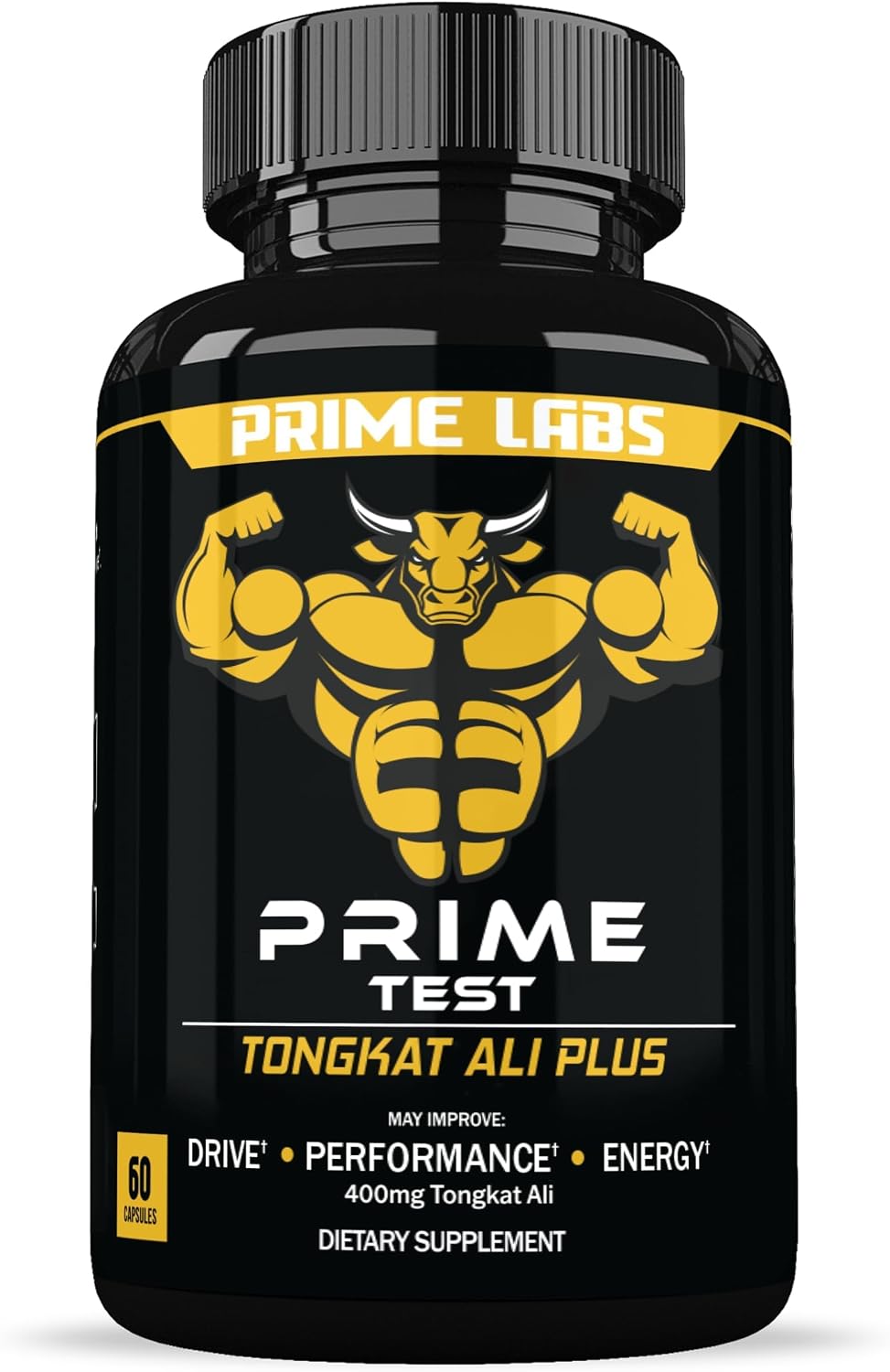 Prime Labs Tongkat Ali for Men - Plus Organic Black Maca Root - Enhanced Performance - Renewed Vitality - Tongkat Ali Extract, Maca Root Powder, Tribulus Terrestris - 60 Capsules