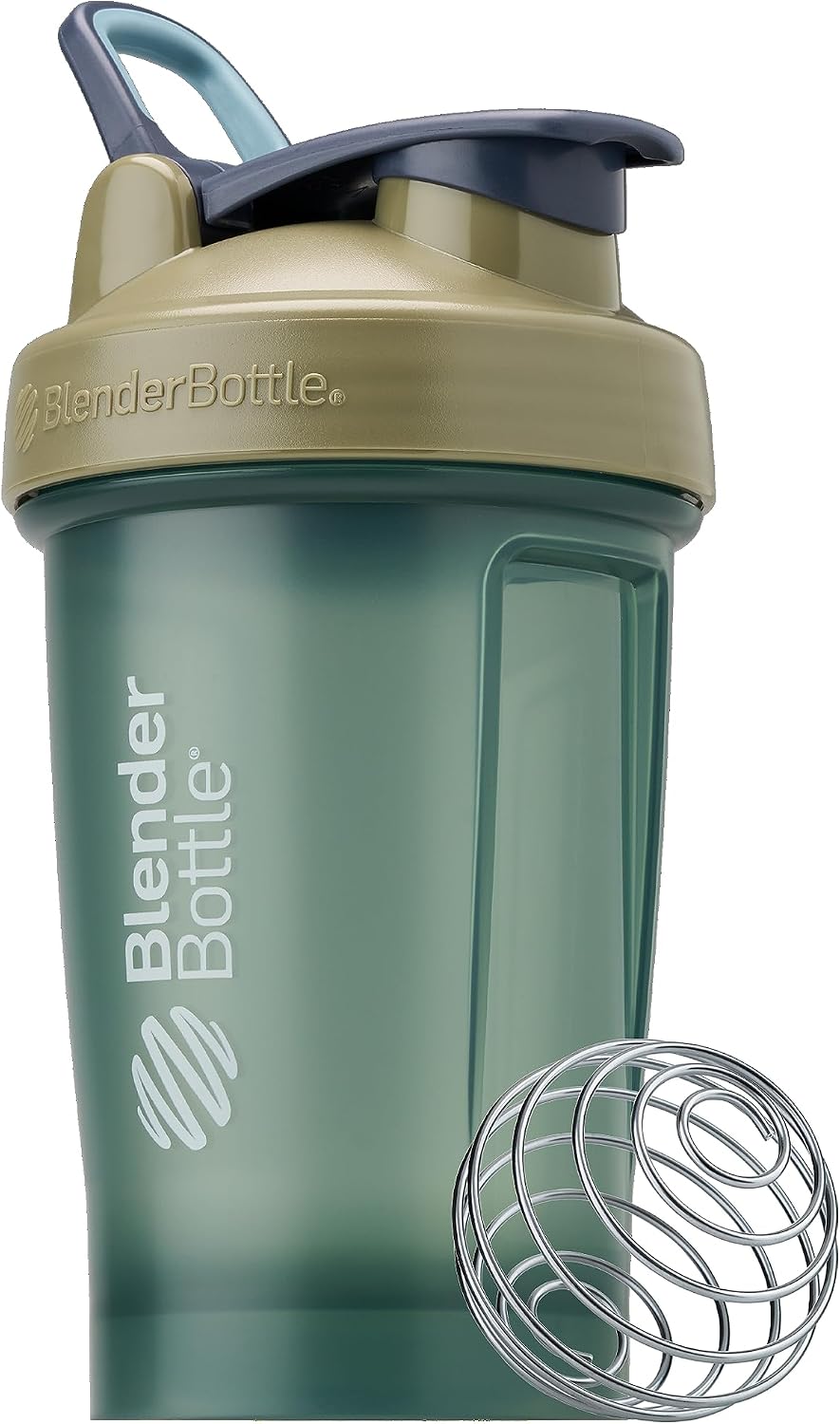 BlenderBottle Classic V2 Plastic Shaker Bottle 20 oz Tan