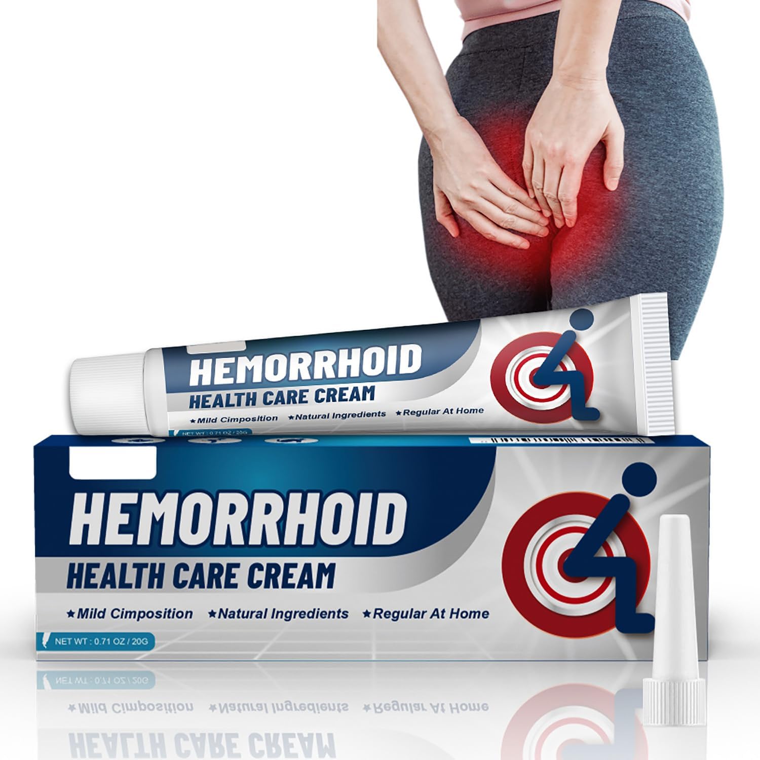 Haemorrhoids & Piles Cream Perianal Care Cream, Relieve Swelling & Discomfort