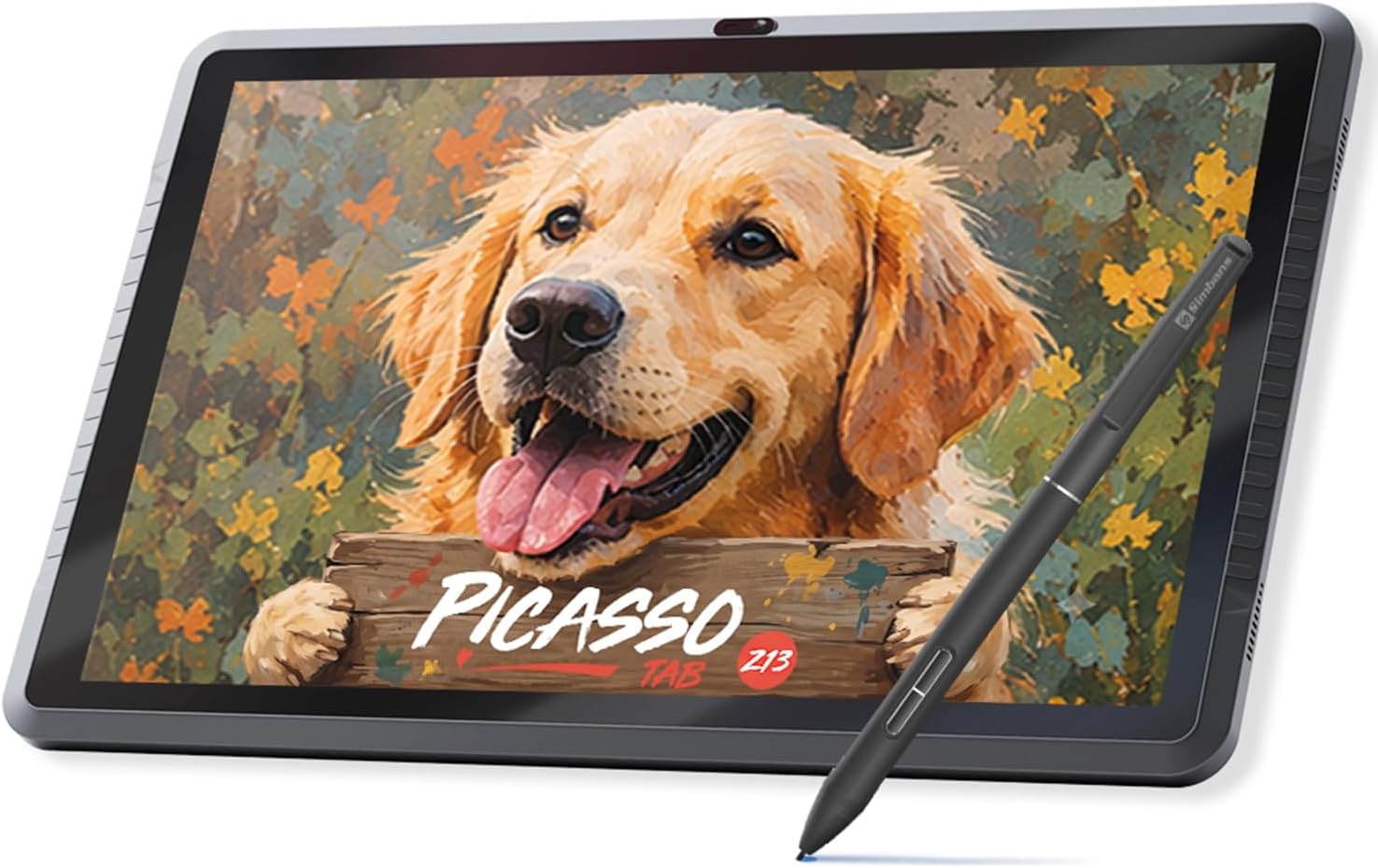PicassoTab-Z13 Standalone EMR Drawing Tablet, Battery-Free 8192 Levels Pen, No Computer Needed, Paper-Like 13.3" Screen, Pro Drawing Apps & Tutorials, Android 15, Designed for Students, Artists -Z13