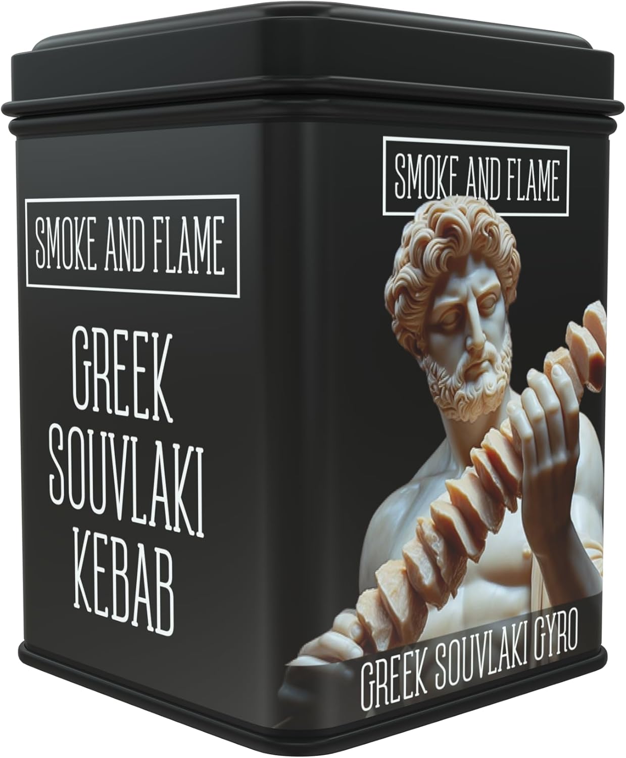 Greek Souvlaki Gyro Seasoning 200g, Gyros Seasoning Spice Blend Dry Rub, Mediterranean Spice Mix for BBQ, Grilled Chicken, Pork, Shrimp, Doner Kebabs, Koftes, Mild Heat, Vegan and No Gluten