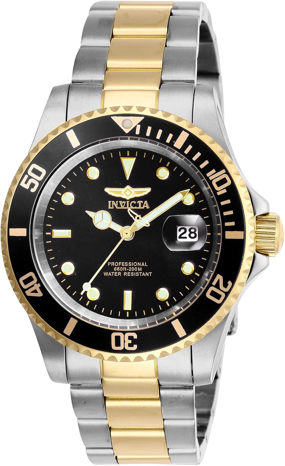 Invicta Men's Pro Diver Quartz Watch with Stainless Steel Strap