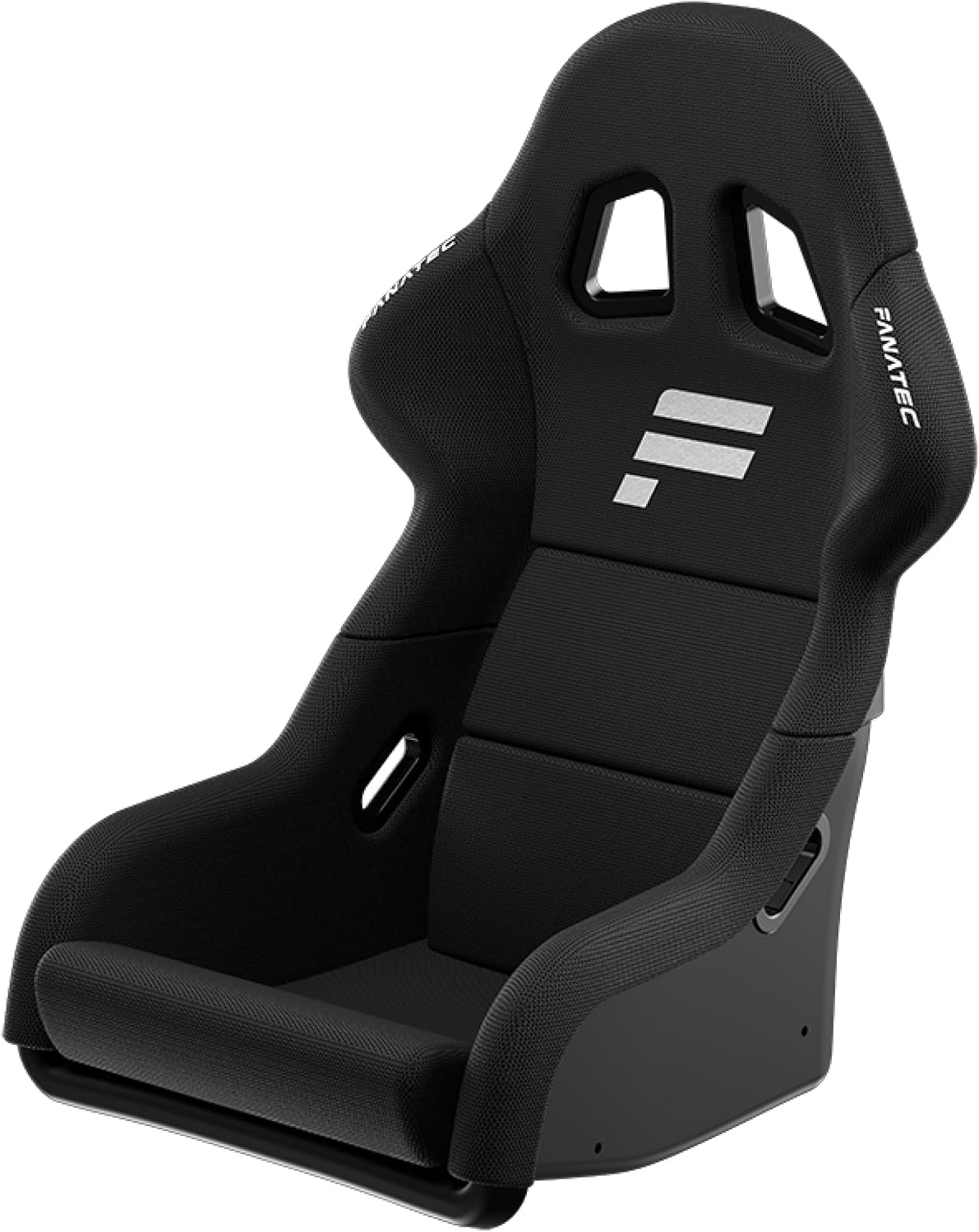 Fanatec ClubSport GT Sim Racing Cockpit Seat – Rigid and Durable, Fiber-Reinforced Shell, Padded Foam, Breathable Fabric, Lumbar Support – Black
