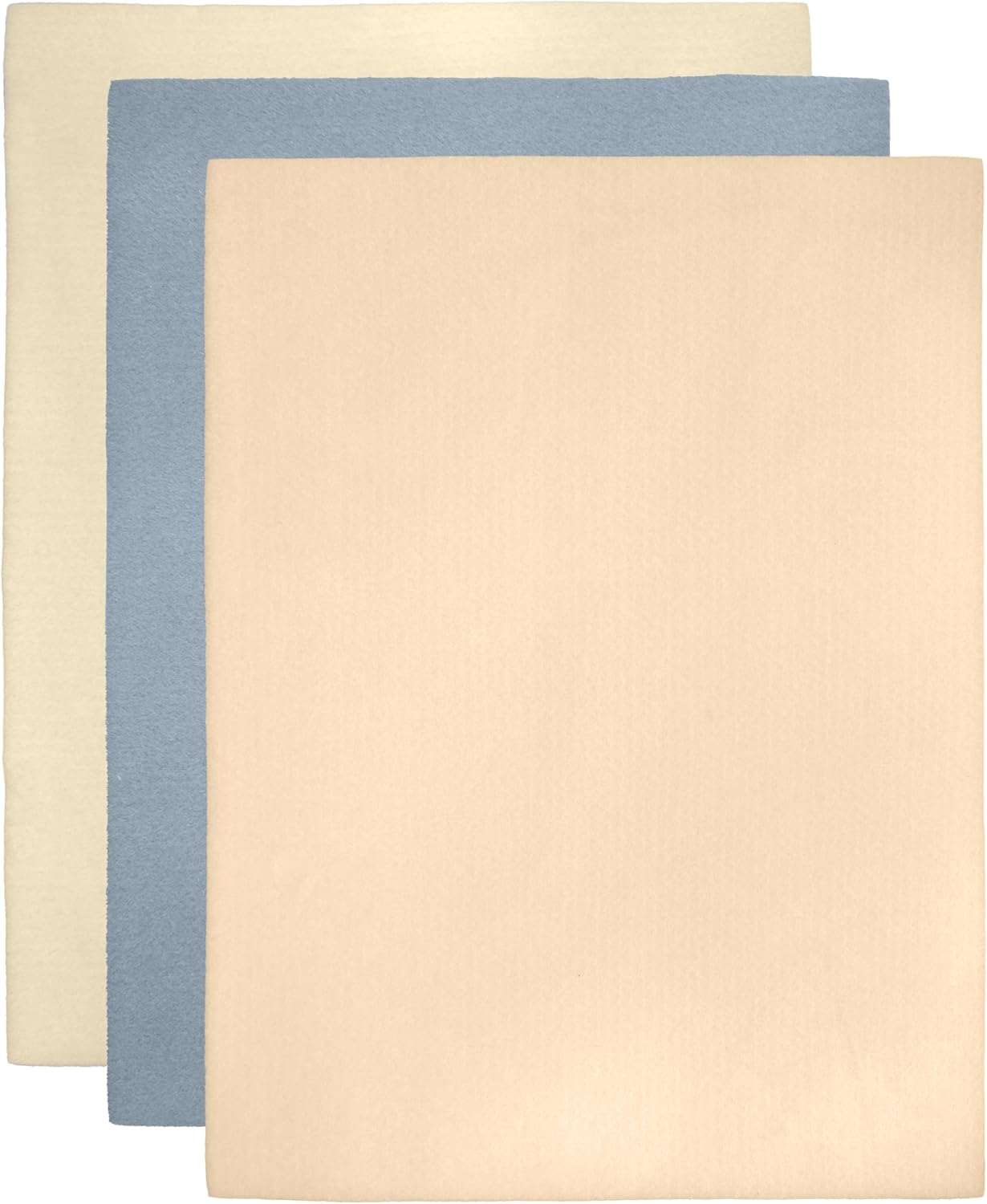 The Beadsmith Beading Mats Set | Double-Sided Stringing Work Mats, 3-Pack, 11" x 14", Washable, Wrinkle-Free, Soft-Touch Flocked Surface