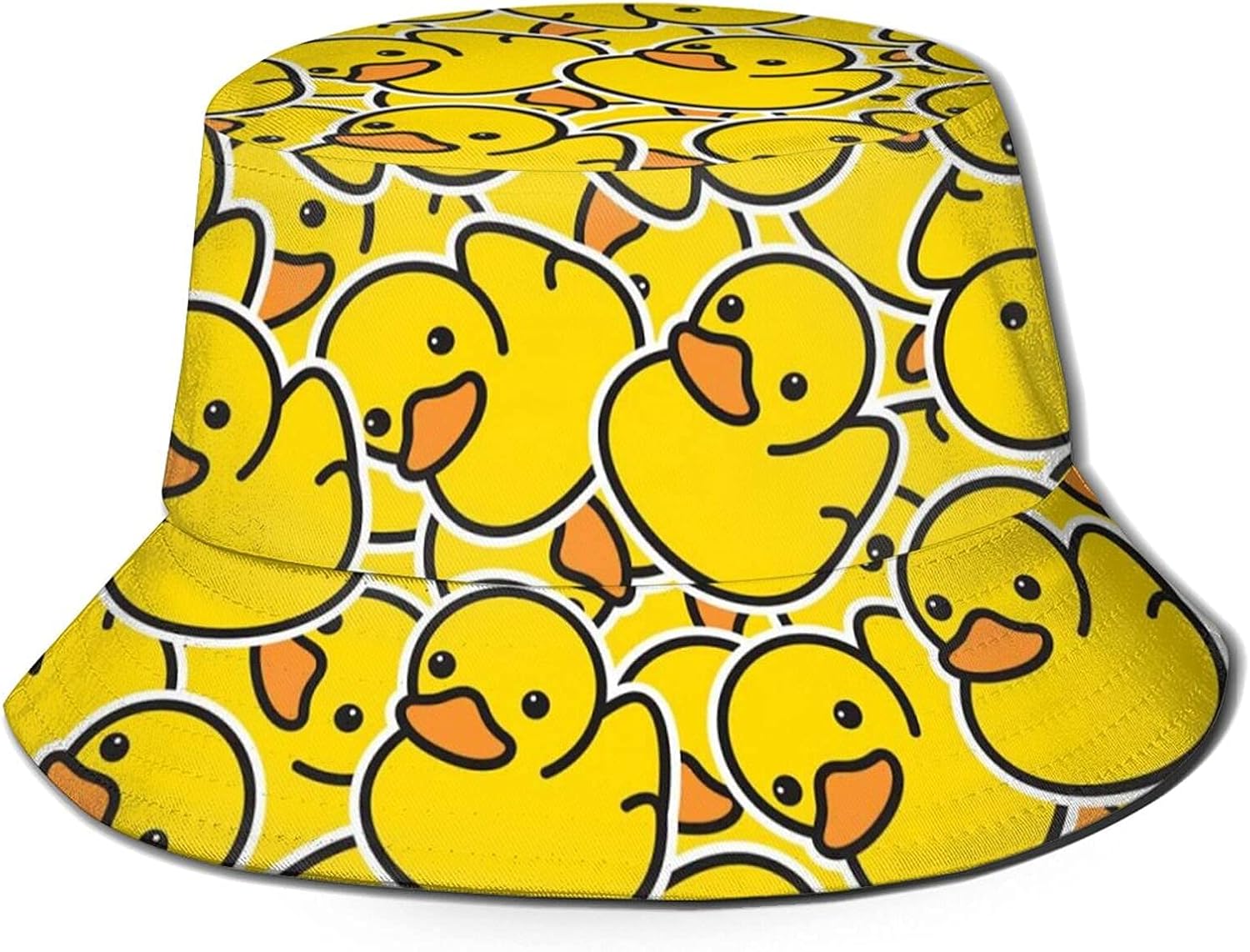 Unisex Duck Bucket Hat Sun Hat with UV Protection Packable Summer Hats for Outdoor Sports