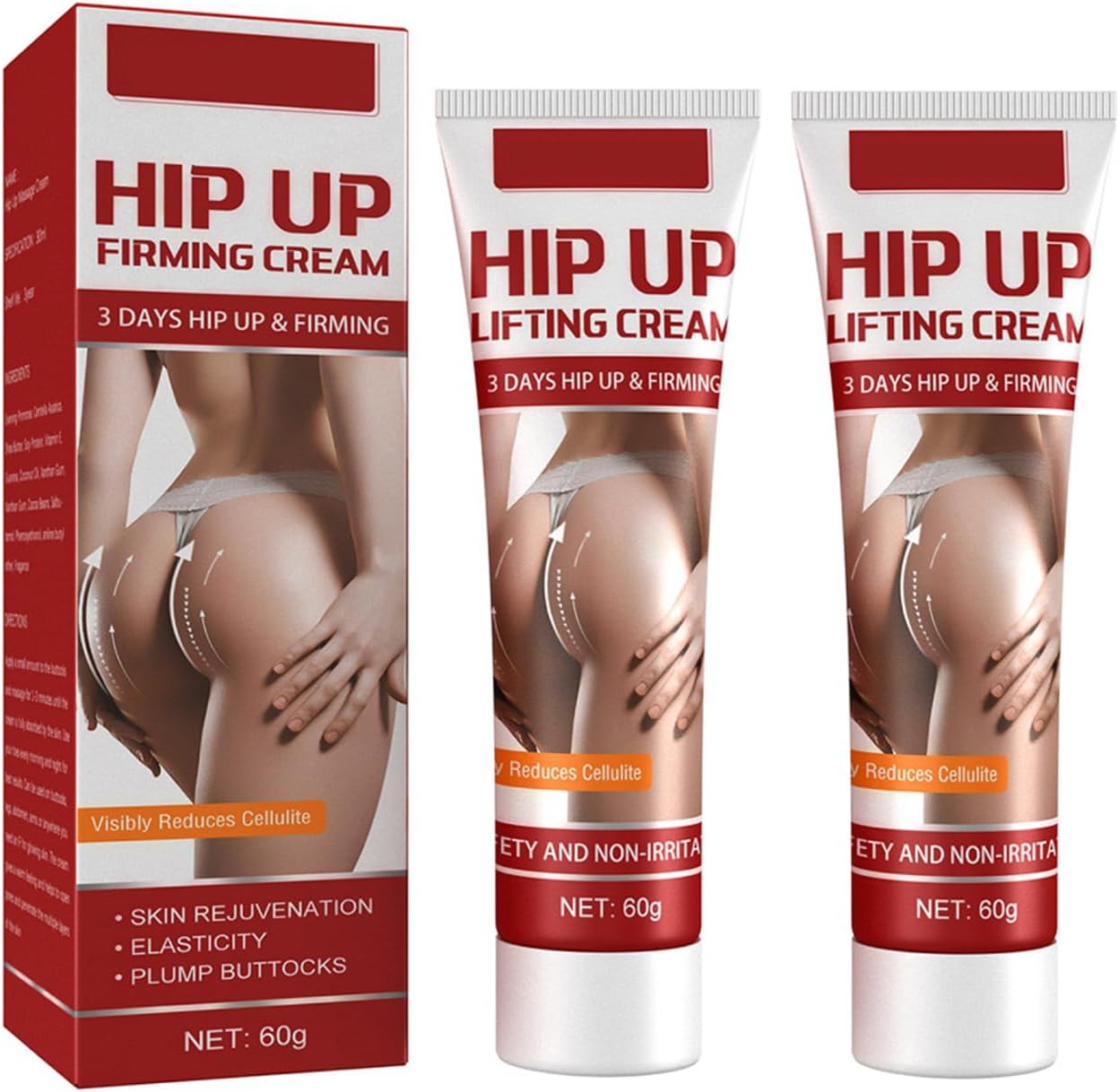Ingzy Bum Bum Cream, Butt Enchancement Sexy Ass Lift Hip Buttock Enlargement Cream for Bigger Buttocks Up, Moisturizes And Plumps Skin, Lifted And Tightens Skin (120g)