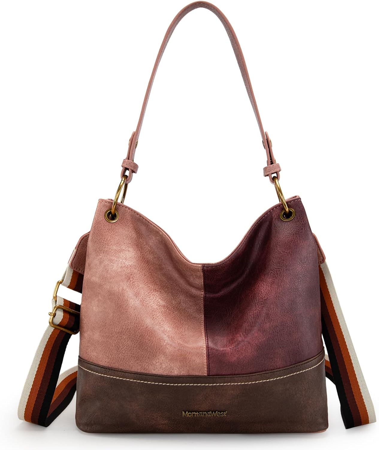 Montana West Purses for Women Hobo Shoulder Handbags with Zipper