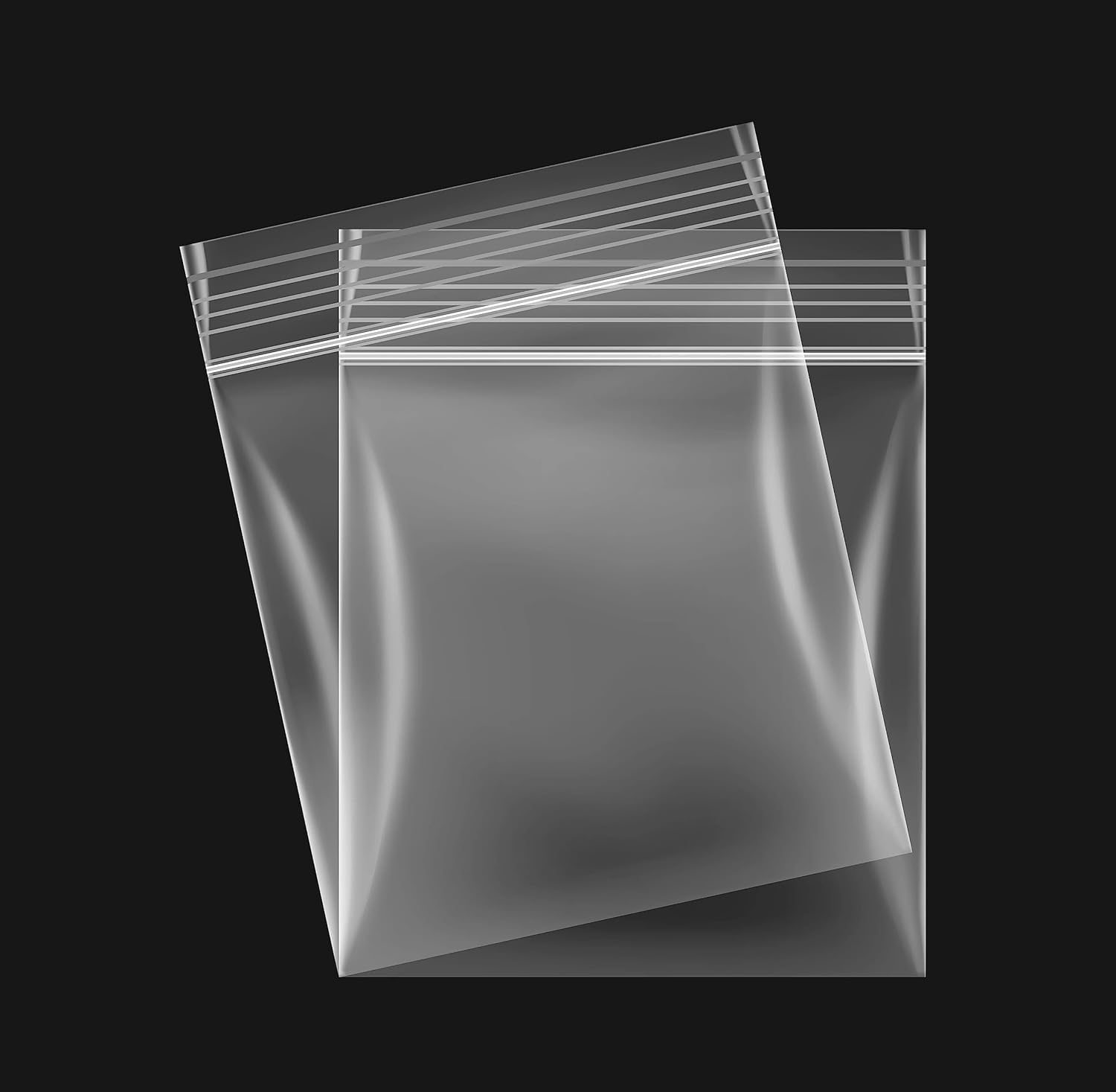 100 Grip Seal Freezer Bags *CHOOSE YOUR SIZE*| Strong Resealable and Reusable Clear Plastic Zip Lock Bags |Used for Food Storage Jewellery Medicine (8 x 11 Inch)