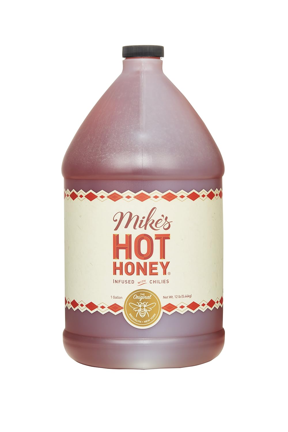 Mike's Hot Honey, America's #1 Brand of Hot Honey, Spicy Honey Infused with Chili Peppers, Certified-Kosher, Gluten-Free, Paleo-Friendly, Sweet Heat, Perfect for Hot Sauce Lovers (192oz Jug, 1 Pack)