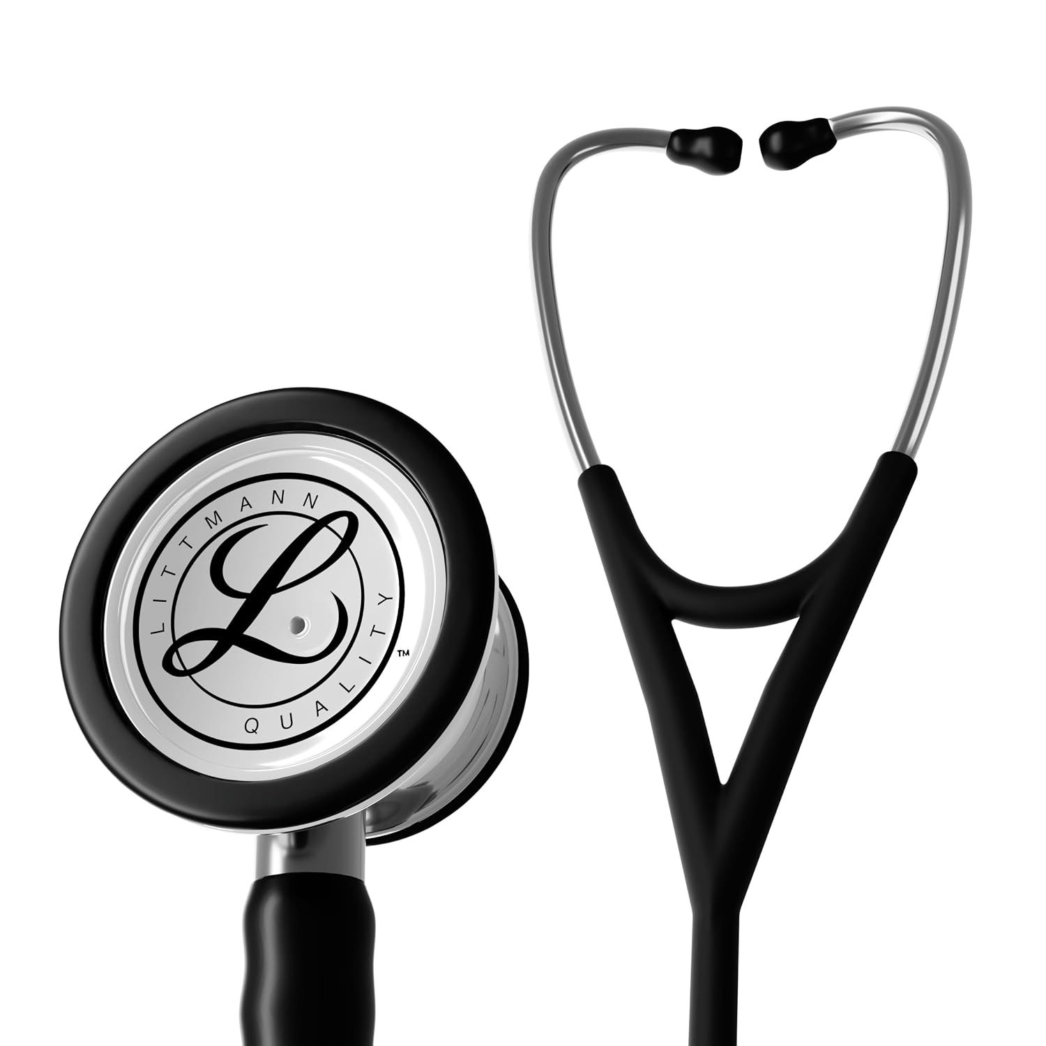 Littmann Cardiology IV Stethoscope, 6177C, Satin Finish Black Tube