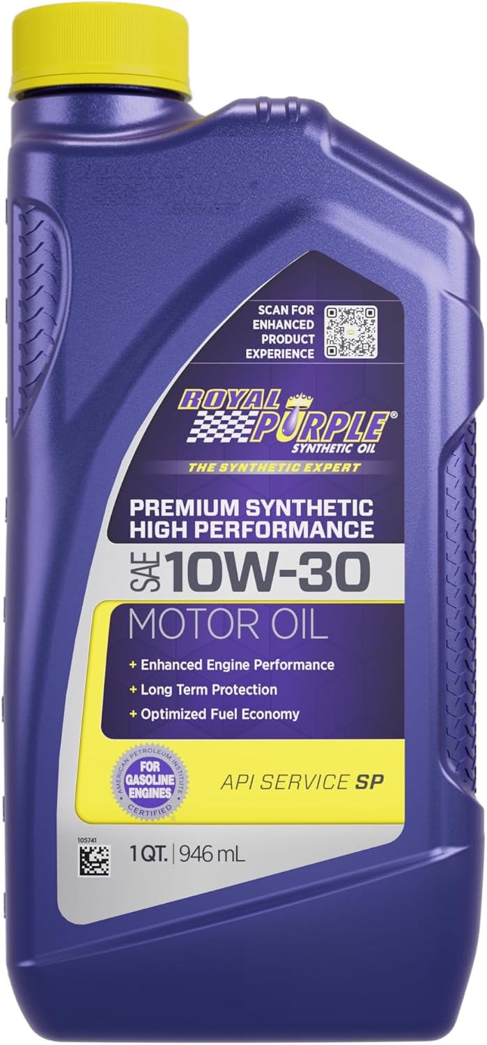 Royal Purple ROY01130 01130 10W30 Synthetic Oil, 1 Quart