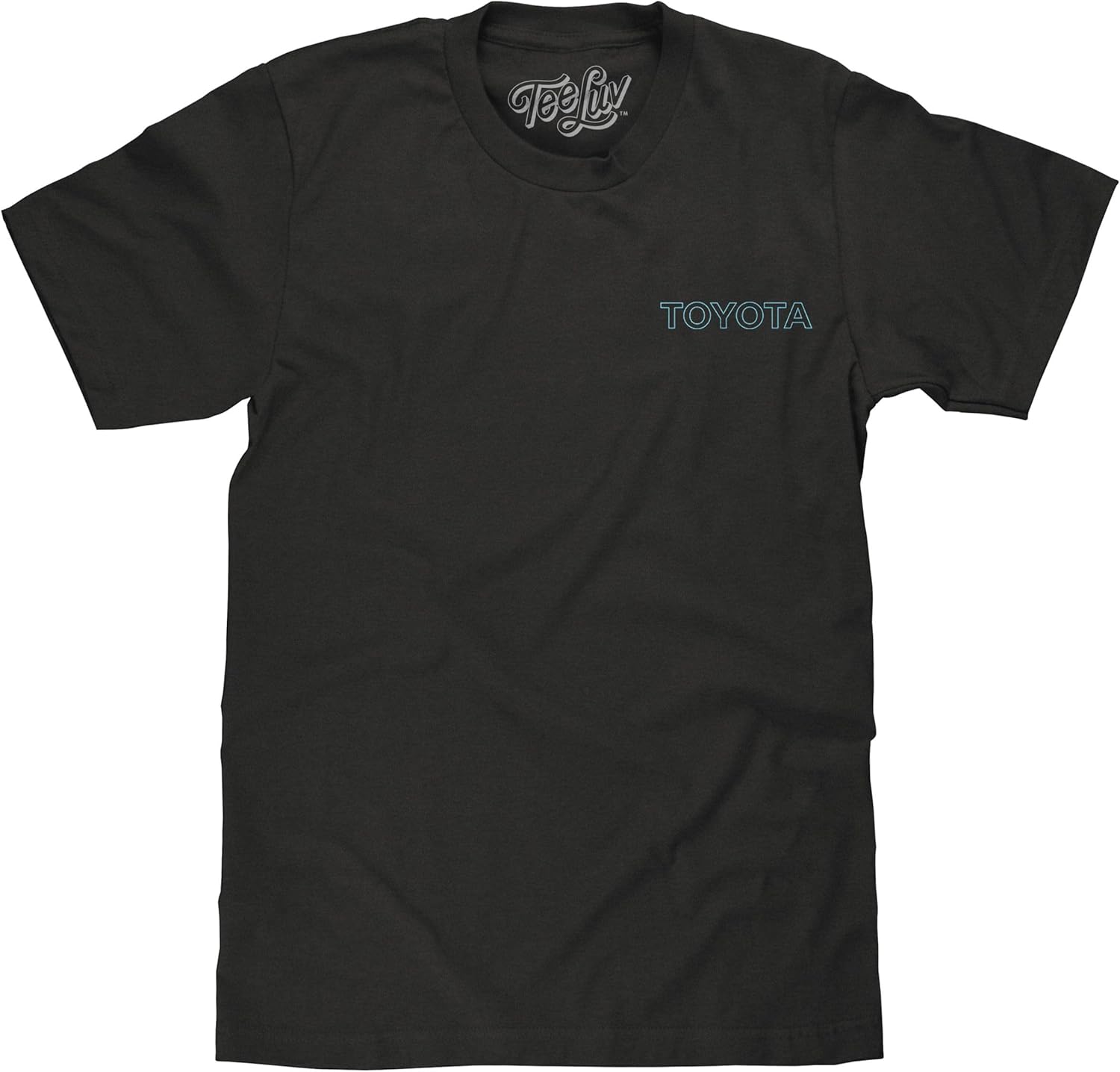 Tee Luv Men's Retro Toyota Supra Double Sided 80s Aesthetic Graphic T-Shirt