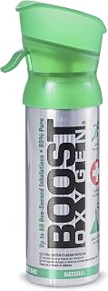 All New 3 Liter Boost Oxygen (1 Pack, Natural) Supplemental Oxygen to Go | All-Natural Respiratory Support for Health, Wellness, Performance, Recovery and Altitude (Natural, 1 Pack)
