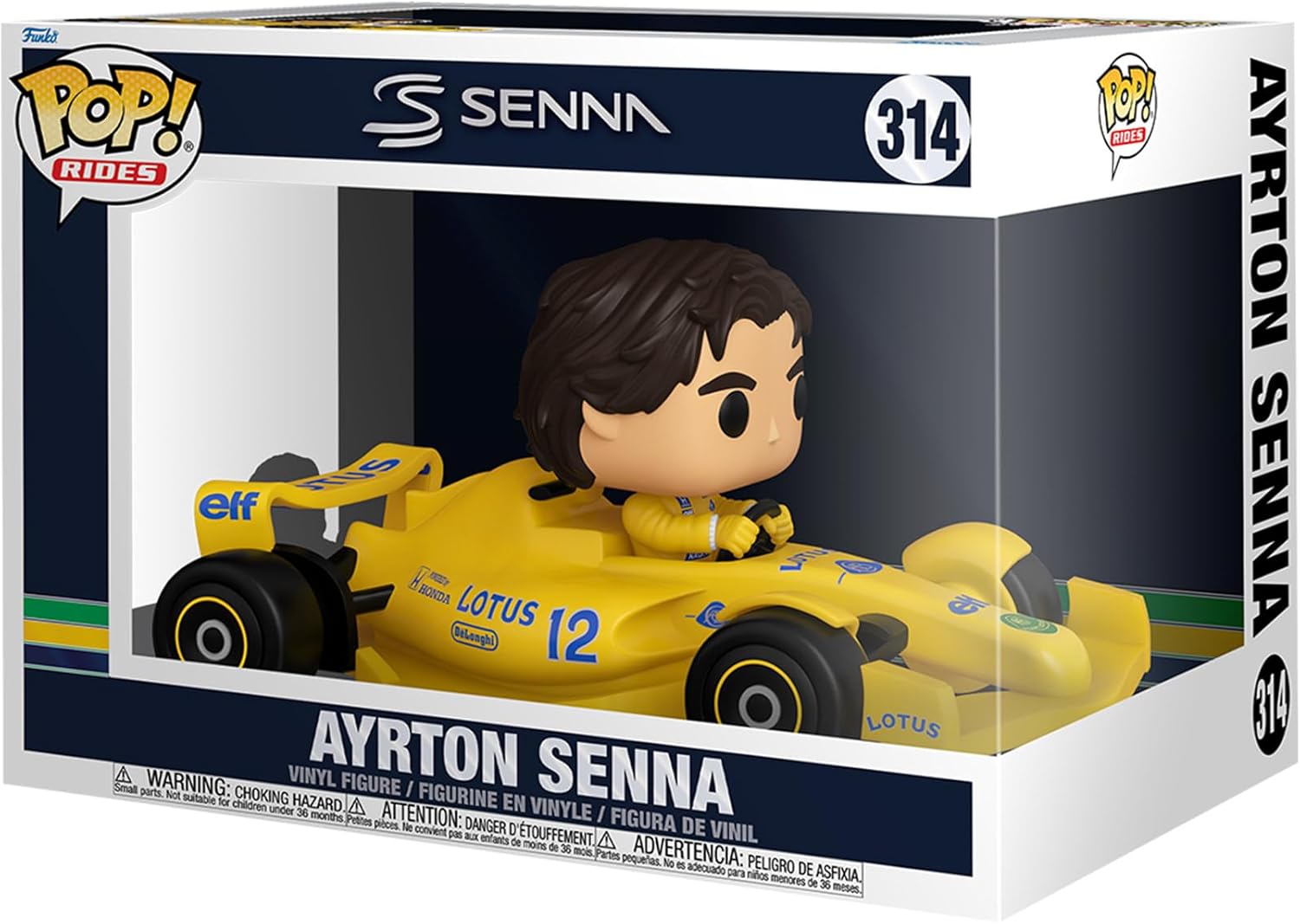 Funko Pop! Rides Super Deluxe: Lotus - Ayrton Senna - Vinyl Collectible Figure - Gift Idea - Official Merchandise - Toy for Children and Adults - Sports Fans