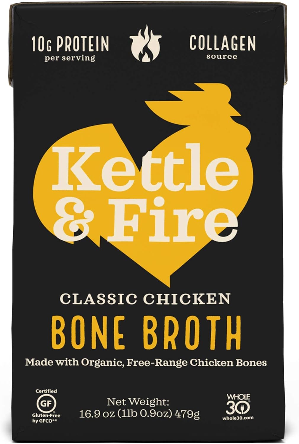 Kettle and Fire Bone Broth Chicken - 16.9 fl. oz.