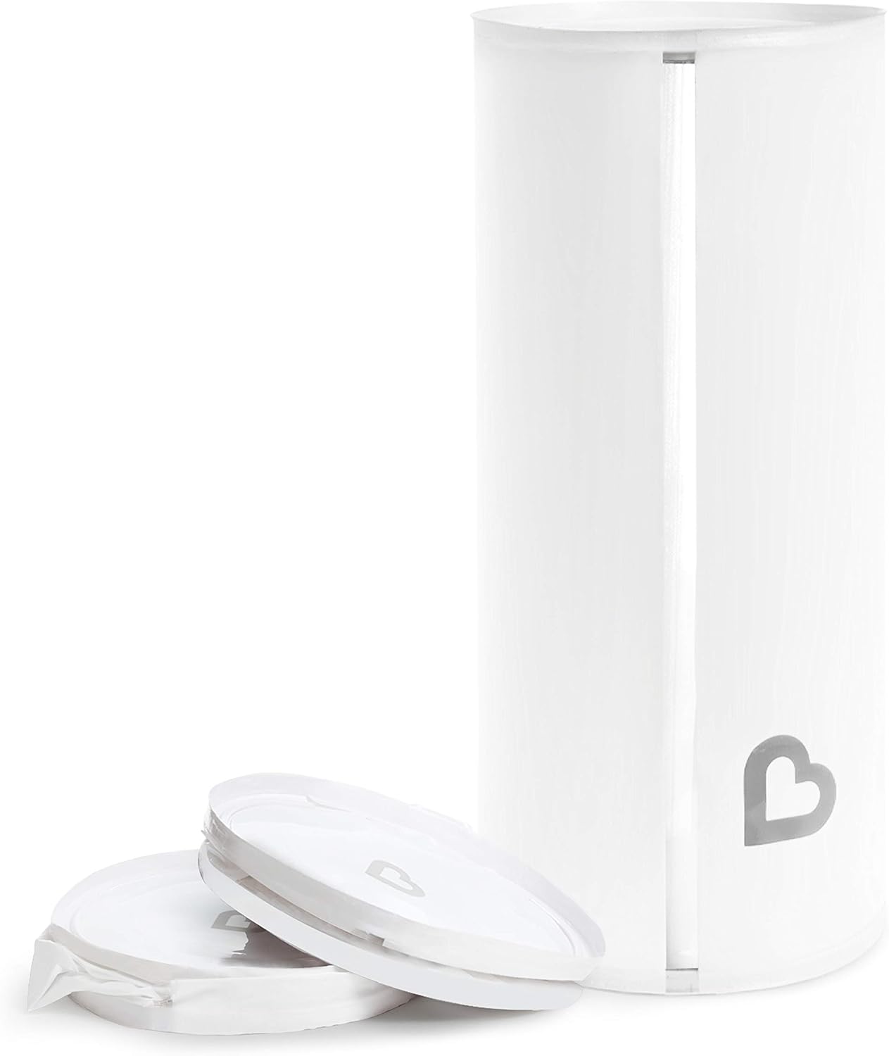 Munchkin Toss Portable Disposable Diaper Pail, 3 Pack, Holds 90 Diapers
