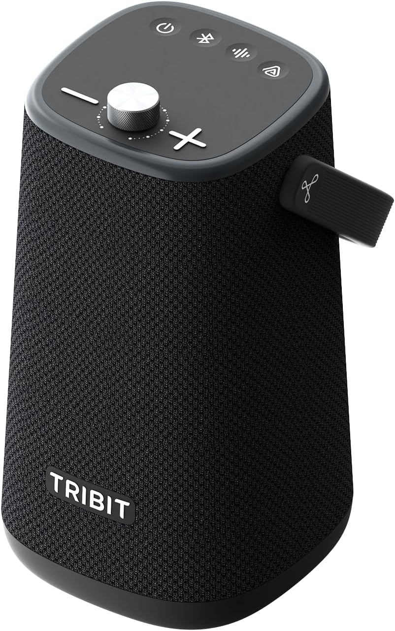 Tribit StormBox Max Portable Bluetooth Speaker, 60W, 360° Sound, Black