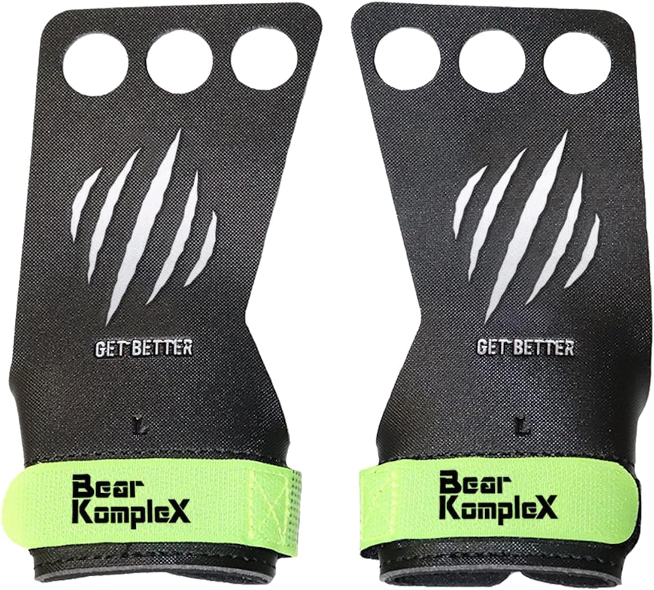 Bear KompleX Black Diamond Hand Grips for at-Home Workouts Like Pull-ups, Weightlifting, WODs with Wrist Straps, Comfort and Support, Hand Coverage to Prevent Rips and Blisters for Men and Women