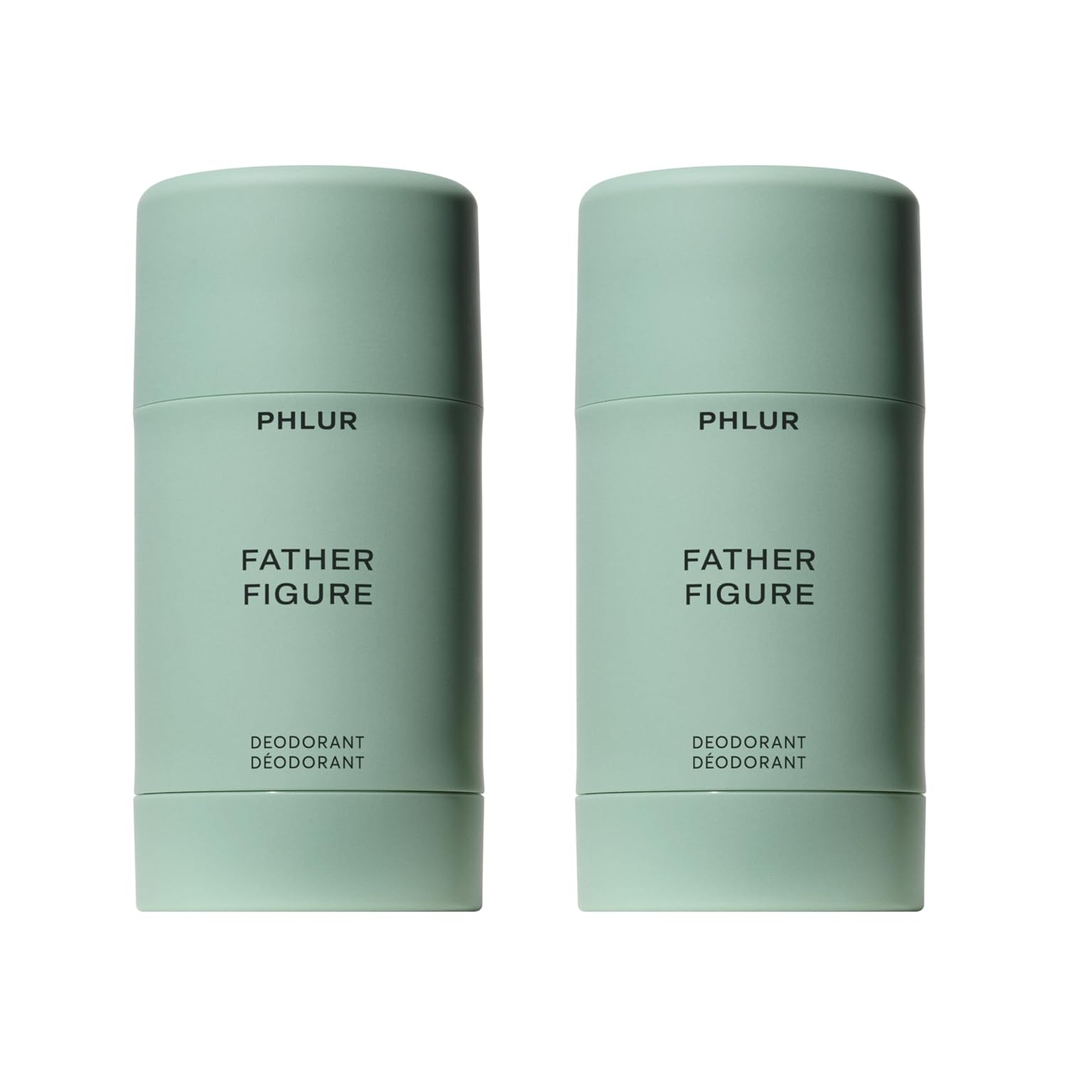 PHLUR Father Figure Natural Deodorant, 1.76 Oz (2-Pack) – Aluminum Free | Deodorant for Women & Men, Long Lasting Odor Protection with Vanilla, Fig and Sandalwood, Deodorant Stick