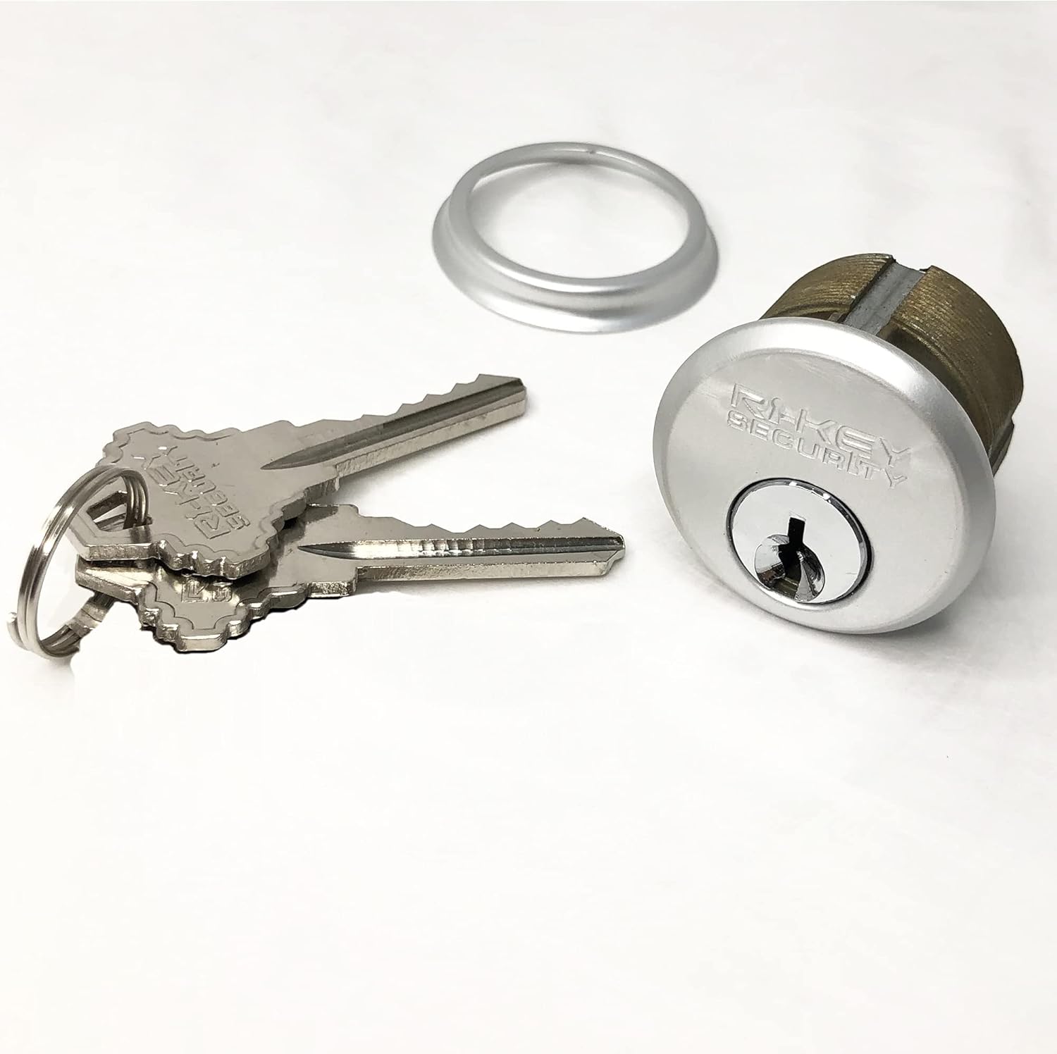 Mortise Lock Cylinder 1" for Storefront Door Commercial Aluminum Glass Door Adams Rite Cam Satin Nickel