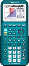 Texas Instruments TI-84 Plus CE Color Graphing Calculator, Teal (Metallic)