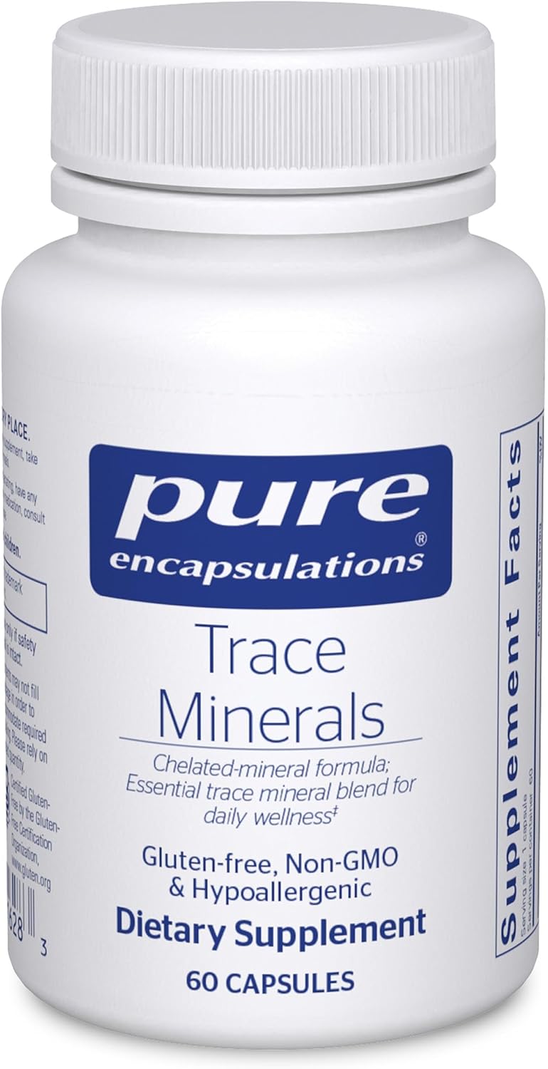 Pure Encapsulations Trace Minerals, 60 Capsules